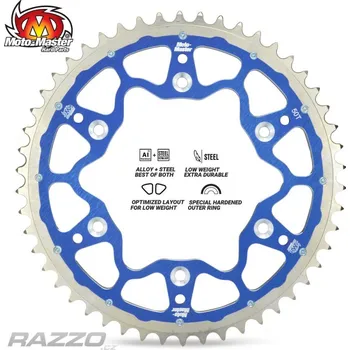 Řetězová sada pro motocykl Rozeta MotoMaster Fusion Chainwheels Blue 6201234 GasGas Sherco Beta Husqvarna 50 z