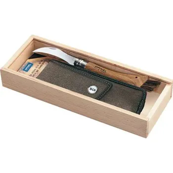 kapesní nůž Opinel VRI N°08 Inox Oak Mushroom Set 001327
