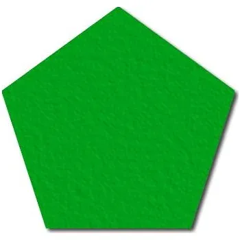 Dětsný nábytek Pelisport Filcový výřez 5úhelník 7,5 x 7,1 cm