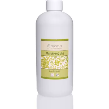 Masážní přípravek Saloos meruňkový olej lisovaný za studena 500 ml