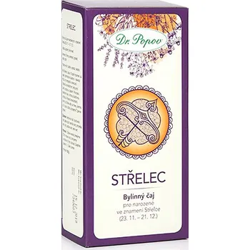 Čaj Dr. Popov Čaj Střelec 20 x 1,5 g