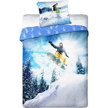 Povlečení Faro Snowboardista 140 x 200, 70 x 90 cm