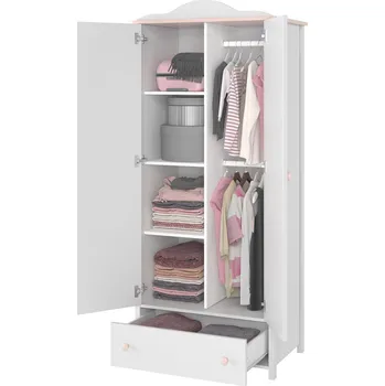 Šatní skříň Lenart Dvoudveřová šatní skříň Luna LN-12