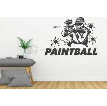 Samolepící dekorace Samolepky na zeď - Paintball