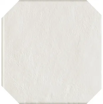 Dlažba Modern bianco gres szkl. struktura octagon - dlaždice osmihran 19,8x19,8 bílá 151490