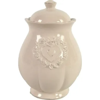 Zahradní dekorace Porcelánová dóza Angelika, velká - růžová (82306)