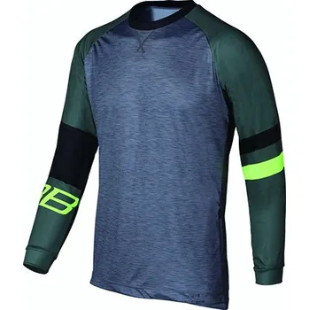 cyklistický dres Pánský dres BBB BBW-317 Switchback šedo/zel./neon Podkarta: XL
