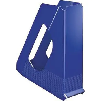 ESSELTE Stojan na časopisy Europost, modrá, 68 mm, plast, ESSELTE 14501