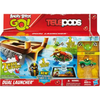 autodráha Hasbro Angry Birds go! odpalovač s autíčkem pro aplikaci