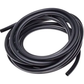 Hadička paliva 6 mm - tmavá šedá - gumová (0,5 m)
