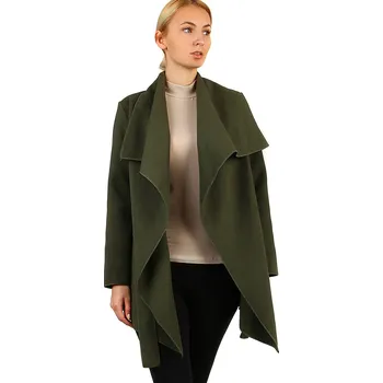 Glara Dámský kabát s páskem 405604