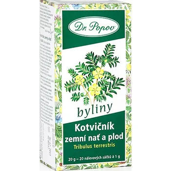 Čaj Dr. Popov Kotvičník zemní nať a plod 20 x 1 g