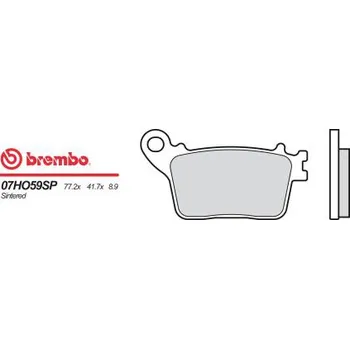 Brzda pro motocykl Brzdové destičky BREMBO pro Suzuki GSX-R 1000 10-18 (Zadní - Směs sinter metal 1 pár)