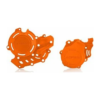 Auto-moto Sada kryt víčka spojky, zapalování a vodní pumpy ACERBIS pro KTM SXF 450 / EXCF 450/500 ORANŽOVÝ