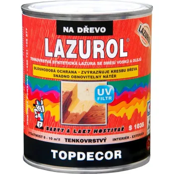 Lazurol Topdecor S1035 0,75 l, přírodní