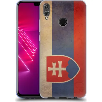 Pouzdro na mobilní telefon Silikonové pouzdro na mobil Honor 8X - Head Case - VLAJKA SLOVENSKO (Silikonový kryt, obal, pouzdro na mobilní telefon Huawei Honor View 10 Lite s motivem VLAJKA SLOVENSKO)