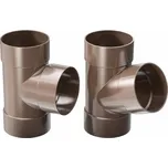 Gutta Plastové napojení do svodu HNĚDÉ Gutta Aqua 90 67,5°