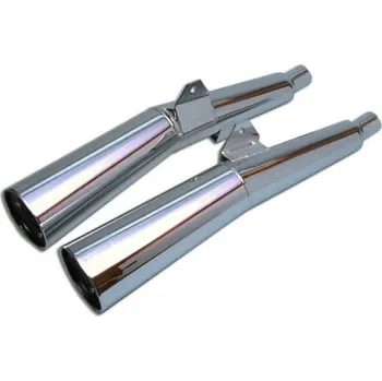 Koncovka výfuku Marving Výfuk MARVING MASTER CX 500 E/650 homologovaný - pár - chrom