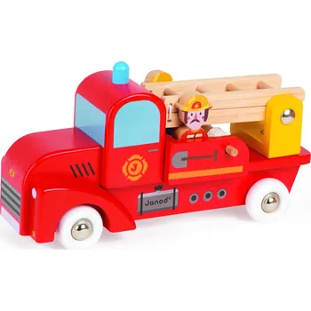 Janod Dřevěné auto Hasiči