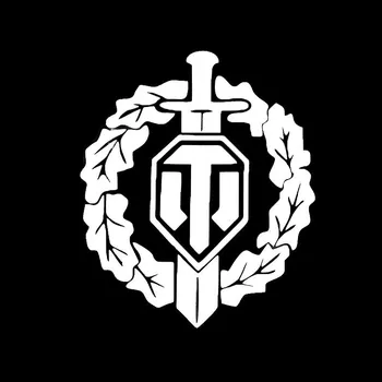 samolepka Samolepka (na auto, notebook) World of Tanks - bílá (3)