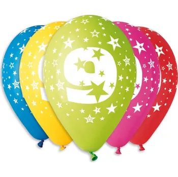 Balónek Balonek latexový 9. narozeniny