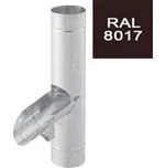 EVROmat Odvaděč vody HNĚDÝ RAL 8017 120 mm