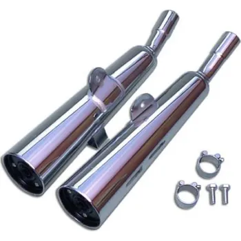 Koncovka výfuku Marving Výfuk MARVING MARVI CM 125 C homologovaný - pár - chrom