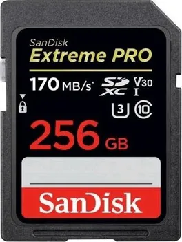 Paměťová karta SanDisk Extreme Pro SDXC 256 GB UHS-I (SDSDXXY-256G-GN4IN)