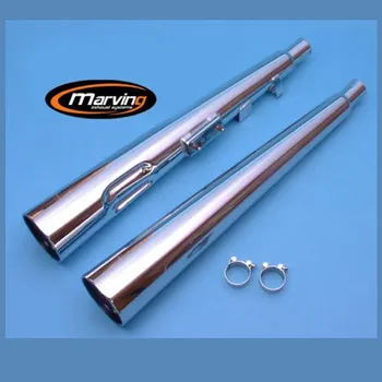 Koncovka výfuku Marving Výfuk MARVING MARVI GSX 250 homologovaný - pár - chrom