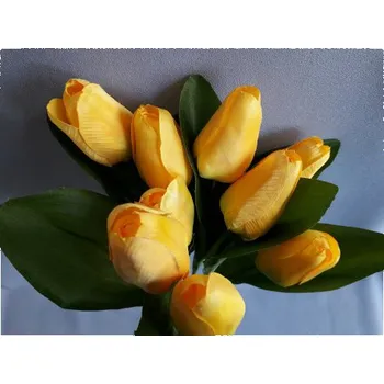 umělá květina Tulipán, 6 barev, Barva žlutá J193