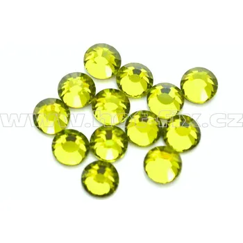 celobroušené hot-fix kameny Premium barva 134 Olivín /zelená, velikost SS16, balení 144ks, 720ks nebo 1440ks barva: barva CBP 134 Olivín, velikost: velikost SS16, prodejní balení: balení 144ks /1grs