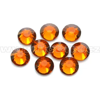 celobroušené hot-fix kameny Premium barva 108 Topaz tmavý /tmavě zlatohnědá, velikost SS20, balení 144ks, 720ks nebo 1440ks barva: barva CBP 108 Topaz tmavý, velikost: velikost SS20, prodejní balení: balení 144ks /1grs