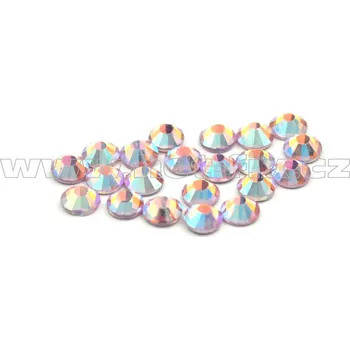 celobroušené hot-fix kameny Premium barva 506 AB Rose světlý /světle růžová s duhovým efektem, velikost SS10, balení 144ks, 720ks nebo 1440ks barva: barva CBP 506 AB Rose světlý, velikost: velikost SS10, prodejní balení: balení 144ks /1grs