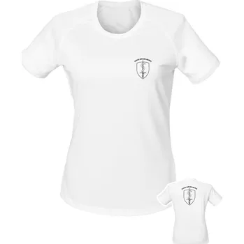 Dámské tričko Dámské funkční tričko FACULTAS MEDICINAE MILITARIS - BACKSIDE - bílá