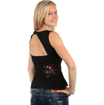 Glara Dámské krátké letní tílko s odhalenými zády 64811