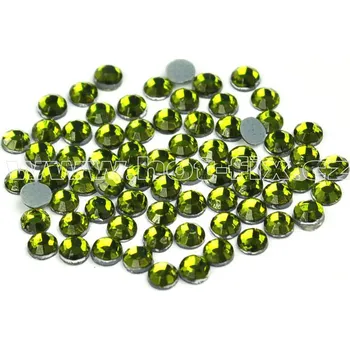 hot-fix kameny barva 134 Olivine, velikost SS16, balení 144ks, 720ks, 1440ks barva: barva 134 Olivine, velikost: velikost SS16, prodejní balení: balení 144ks /1grs