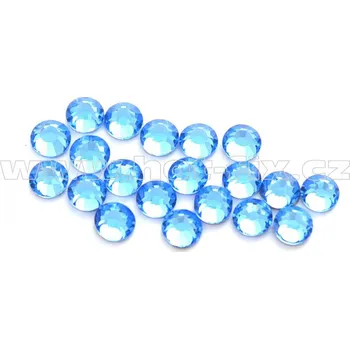 celobroušené hot-fix kameny Premium barva 118 Sapphire světlý /světle modrá, velikost SS10, balení 144ks, 720ks nebo 1440ks barva: barva CBP 118 Sapphire světlý, velikost: velikost SS10, prodejní balení: balení 144ks /1grs