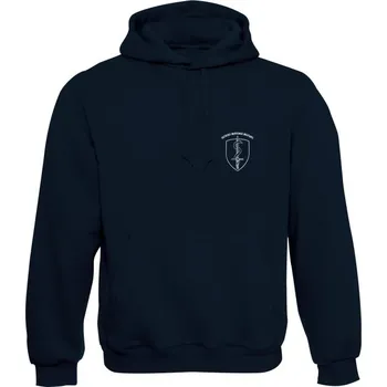 Pánská mikina Mikina s kapucí FACULTAS MEDICINAE MILITARIS - SIMPLE - námořní modrá