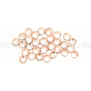 celobroušené hot-fix kameny Premium barva 190 Lt. Peach /světle broskvová, velikost SS 6, balení 144ks, 720ks nebo 1440ks barva: barva CBP 190 Lt. Peach, velikost: velikost SS 6, prodejní balení: balení 144ks /1grs