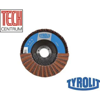Brusný talíř TYROLIT Kombinovaný abrasivní lamelový talíř pr.125x22,2mm zr.120/medium A 742168 PREMIUM
