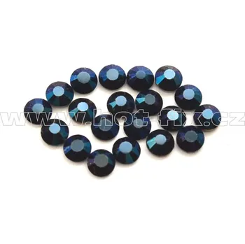celobroušené hot-fix kameny Premium barva 130 Blue hematite /tmavě modrá s kovovým leskem, velikost SS10, balení 144ks, 720ks nebo 1440ks barva: barva CBP 130 Blue hematite, velikost: velikost SS10, prodejní balení: balení 144ks /1grs