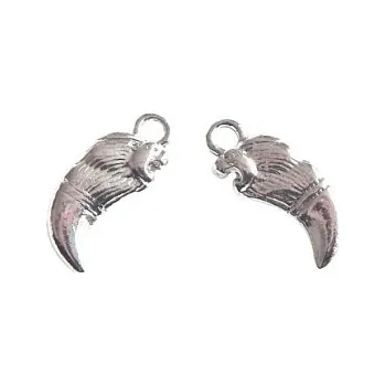 Přívěsek Přívěsek lev / lví zub 18x8mm 100ks