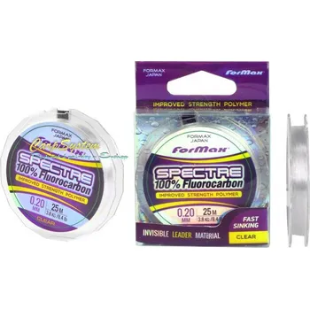 Rybářský vlasec ForMax Spectre - fluorocarbon 50m - 0,08mm - 0,8kg