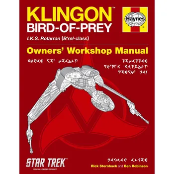Klingon Bird-of-Prey Manual: IKS Rotarran (B'rel-class) - Rick Sternbach (EN) Cizojazyčná kniha Klingon Bird-of-Prey Manual: IKS Rotarran (B'rel-class) - Rick Sternbach (EN)