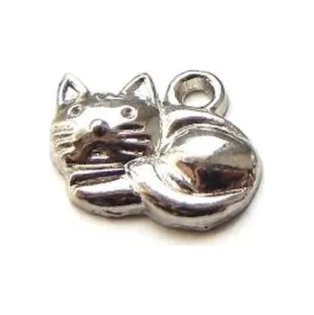 Přívěsek Přívěsek kočička 15x13mm 100ks