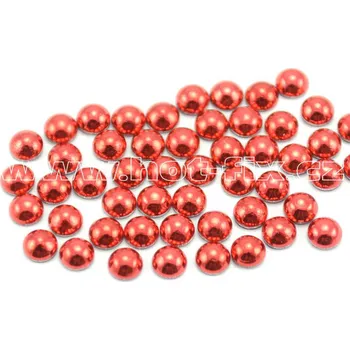 hot-fix perly barva SA313 ČERVENÁ - sada 4x100ks (balení 2, 3, 4 a 5mm po 100ks) barva: hot-fix perla barva SA313 červená, prodejní balení: sada 4x100ks (balení 2, 3, 4 a 5mm po 100ks)