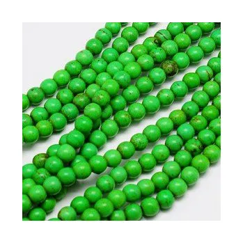 Korálek Tyrkys zelený 8mm (6ks)