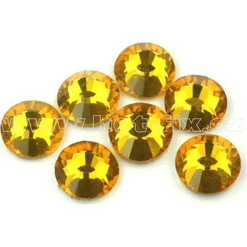 celobroušené hot-fix kameny Premium barva 109 Topaz /zlatohnědá, velikost SS30, balení 144ks, 720ks nebo 1440ks barva: barva CBP 109 Topaz, velikost: velikost SS30, prodejní balení: balení 144ks /1grs