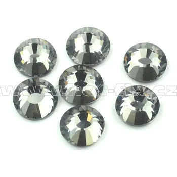 celobroušené hot-fix kameny Premium barva 126 Black diamond /šedá, velikost SS30, balení 144ks, 720ks nebo 1440ks barva: barva CBP 126 Black diamond, velikost: velikost SS30, prodejní balení: balení 144ks /1grs