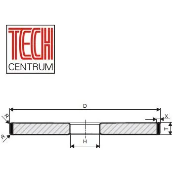 Příslušenství k brusce DIA kotouč 1L1 125x10/3x20 K100 D107 chladit ANO i NE pryskyřice